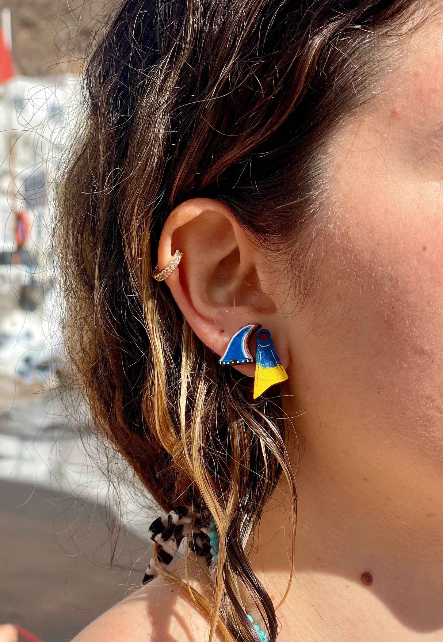 Earrings: Surf & Bodyboard