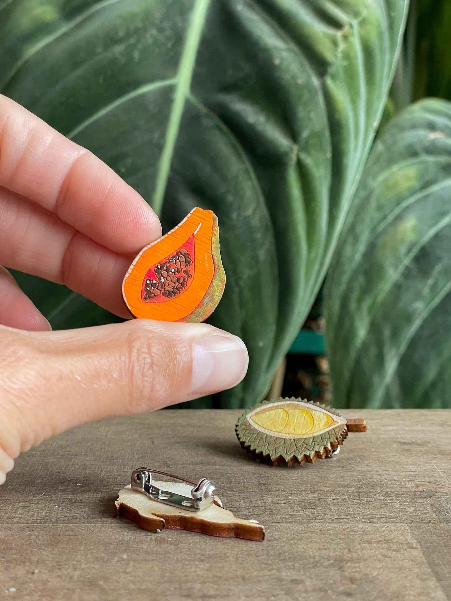 Brooch: Tropical Fruit