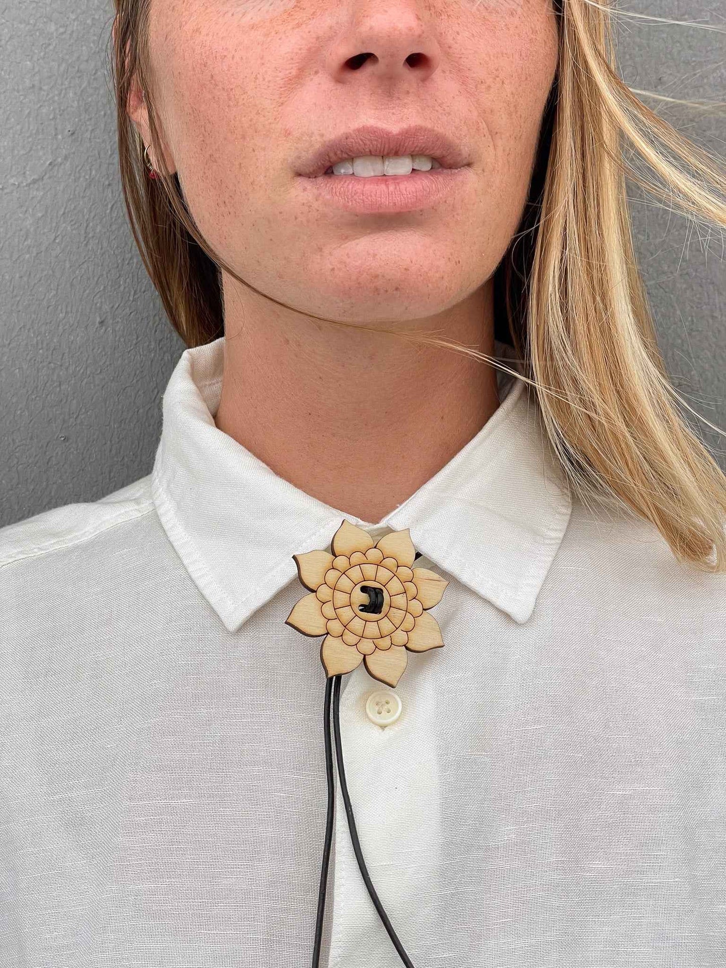 Neck Flowers with Cord
