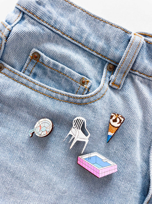 Brooches in set: Italian Summer City Edition