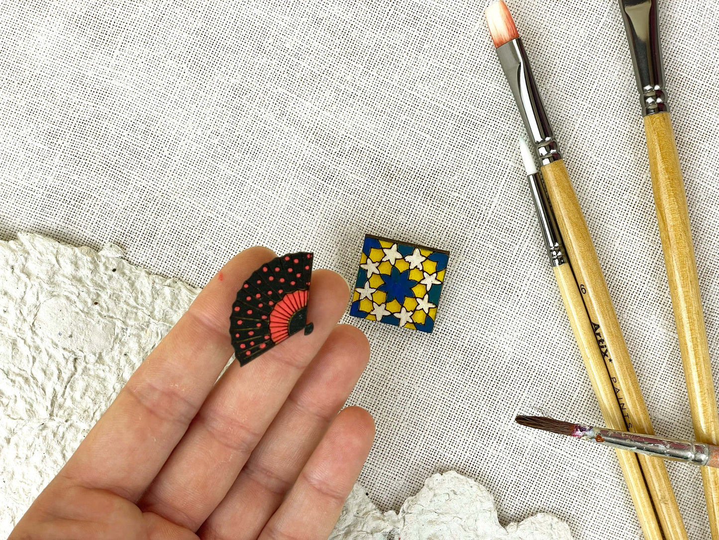 Paired Brooches: Andalusia