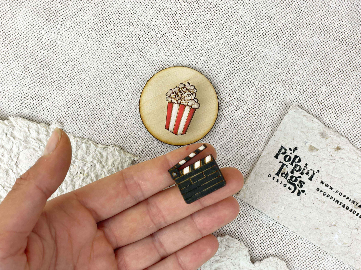 Paired Brooches: Cinema