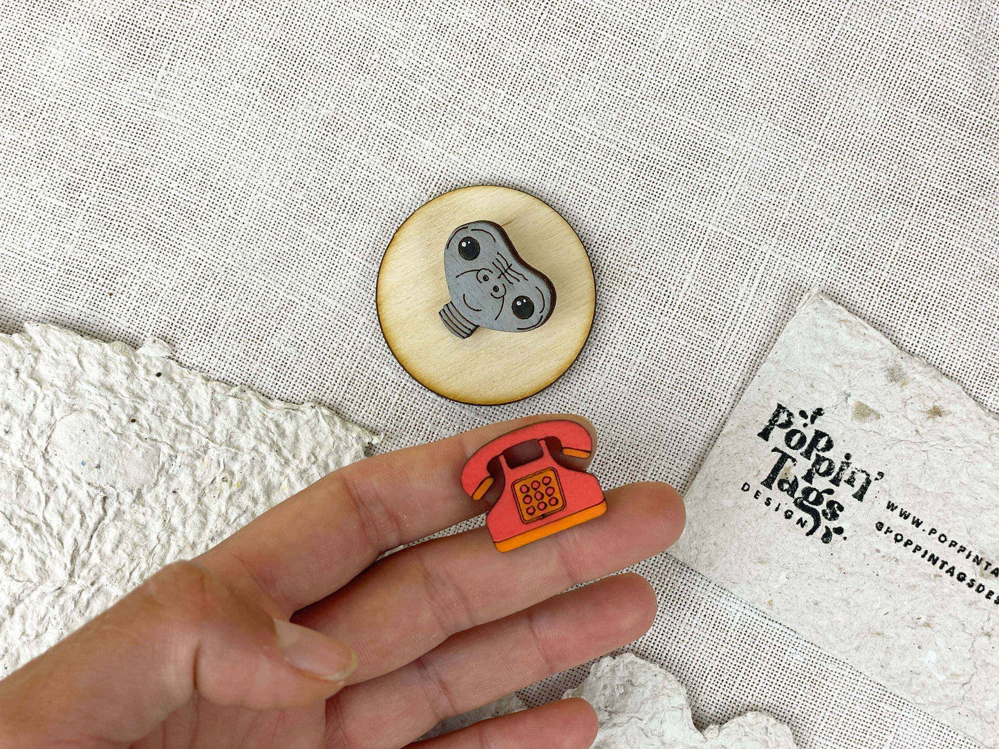 Paired Brooches: E.T.