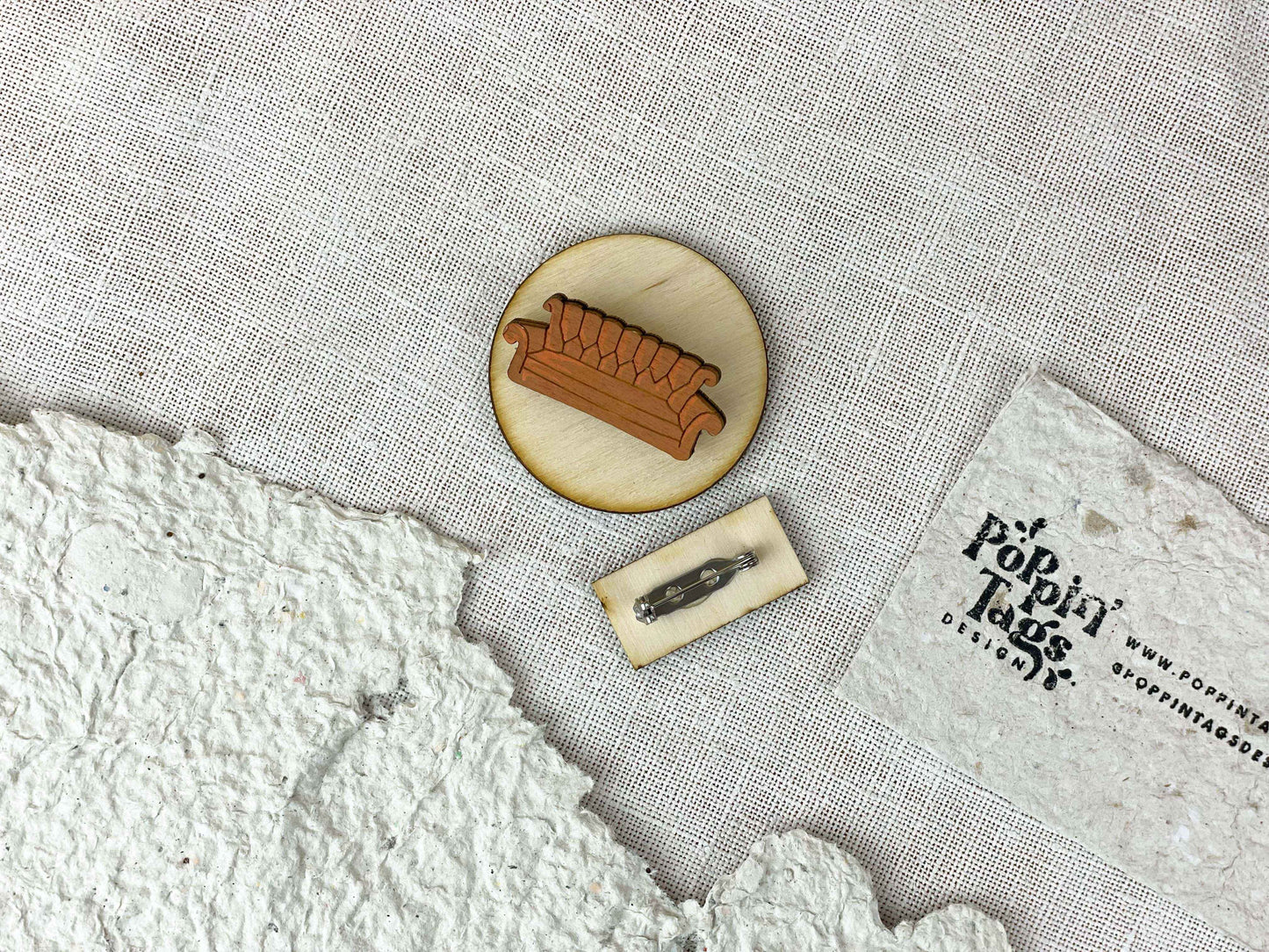 Paired Brooches: Friends