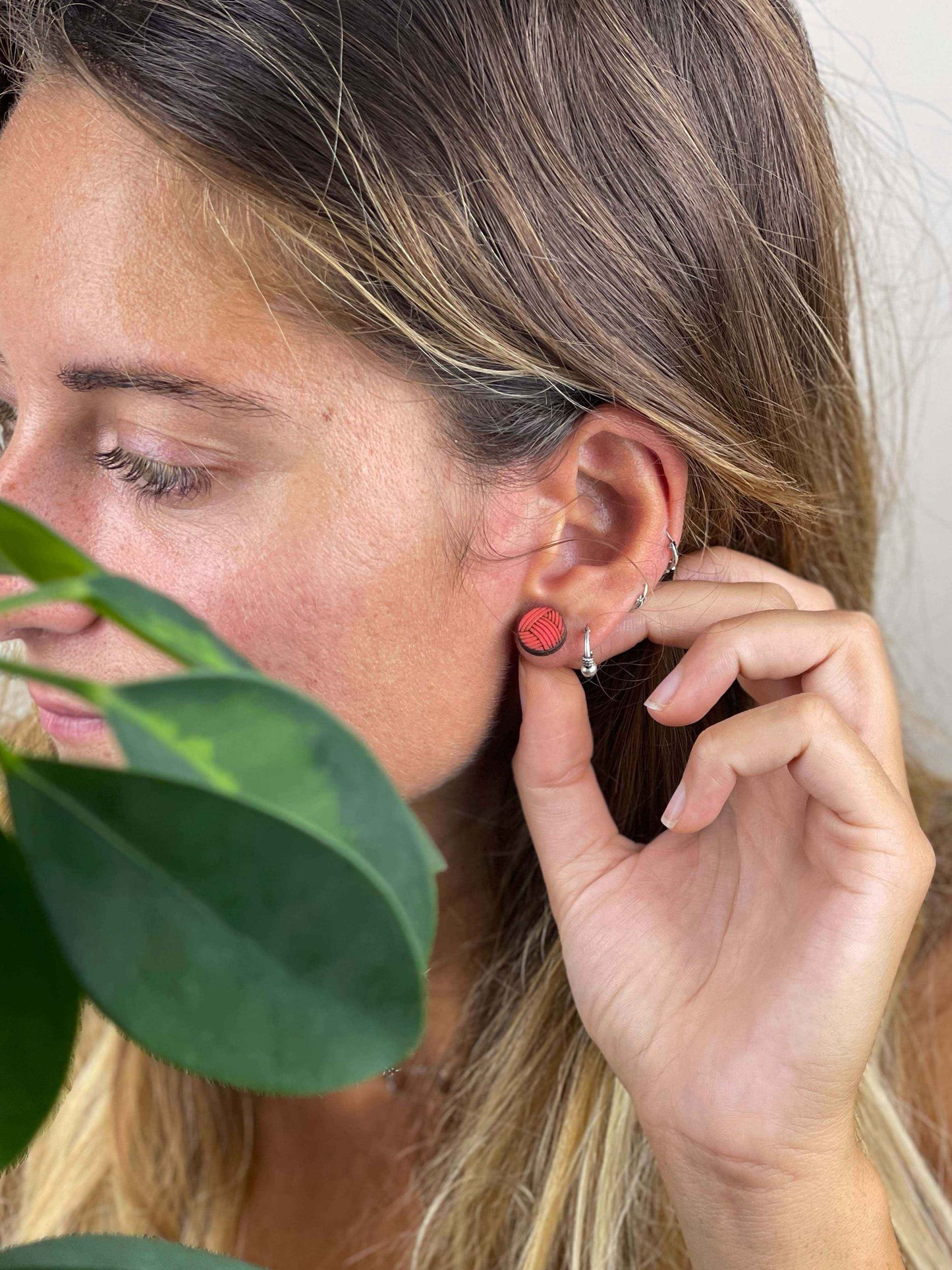 Earrings: Cat and Wool