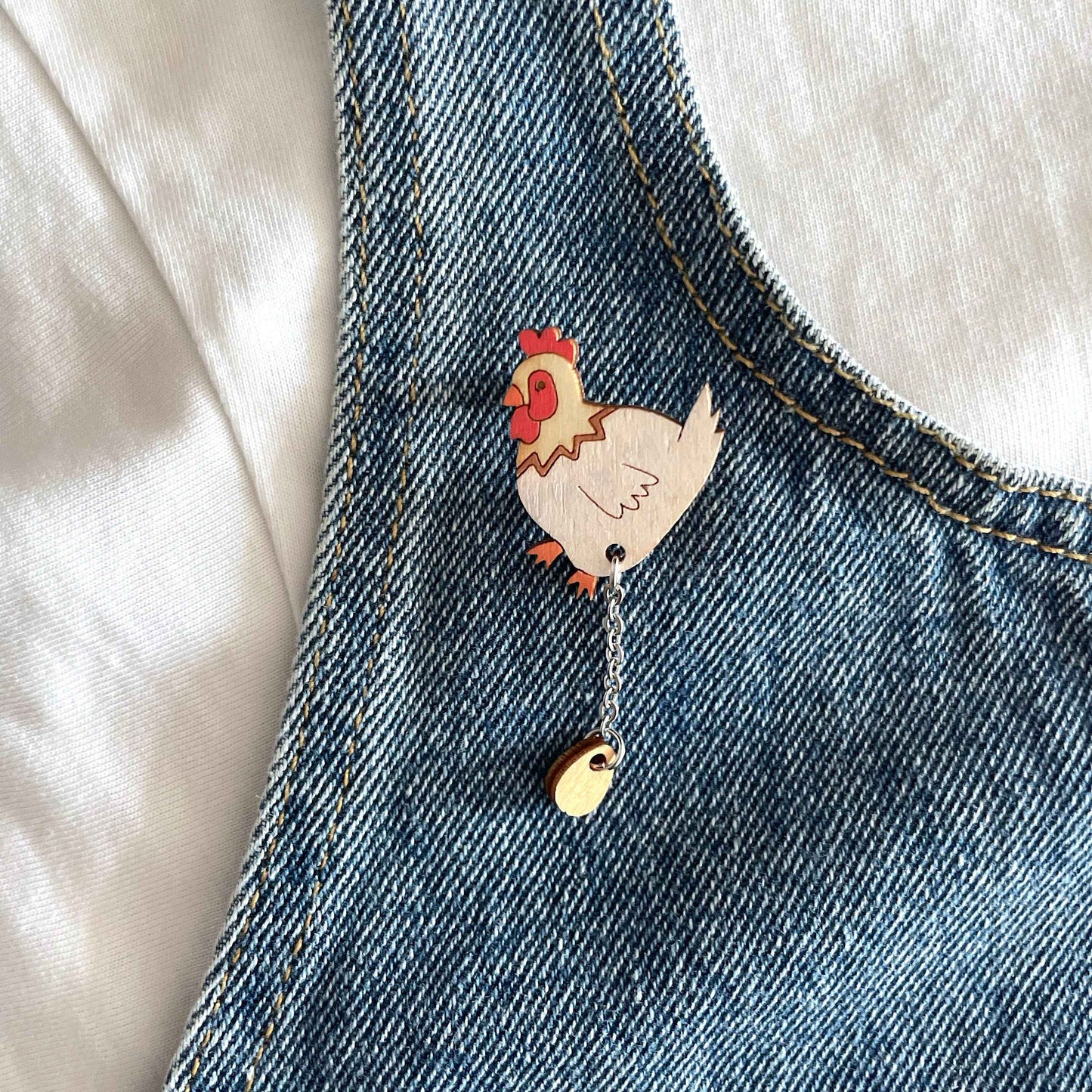 Brooch: Hen with the Golden Egg