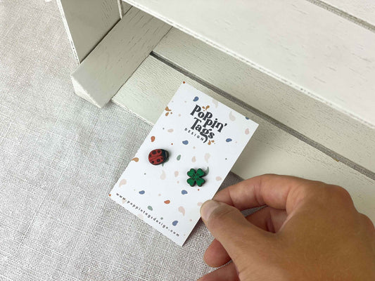 Earrings: Lady Bug