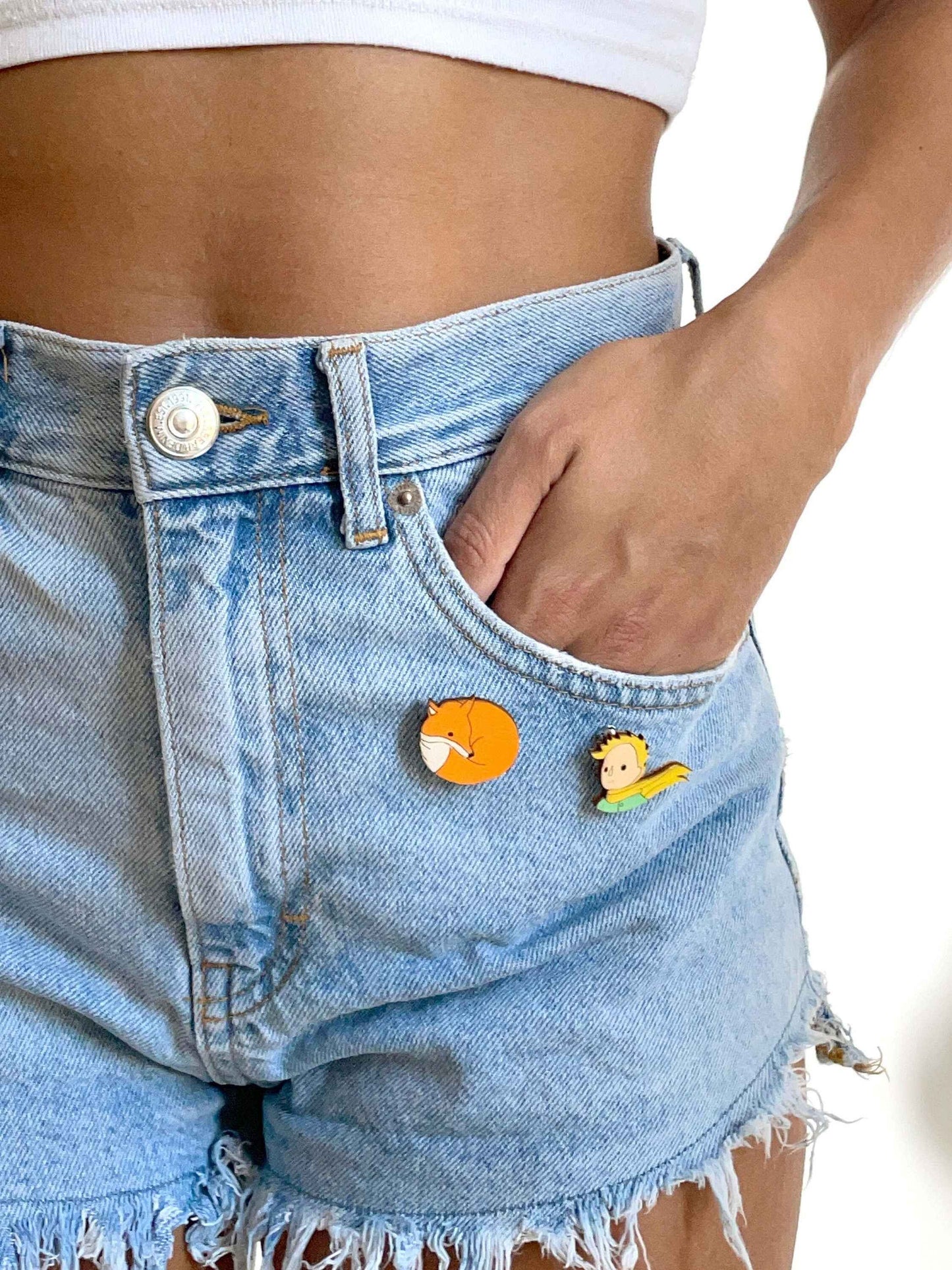 Paired Brooches: The Little Prince