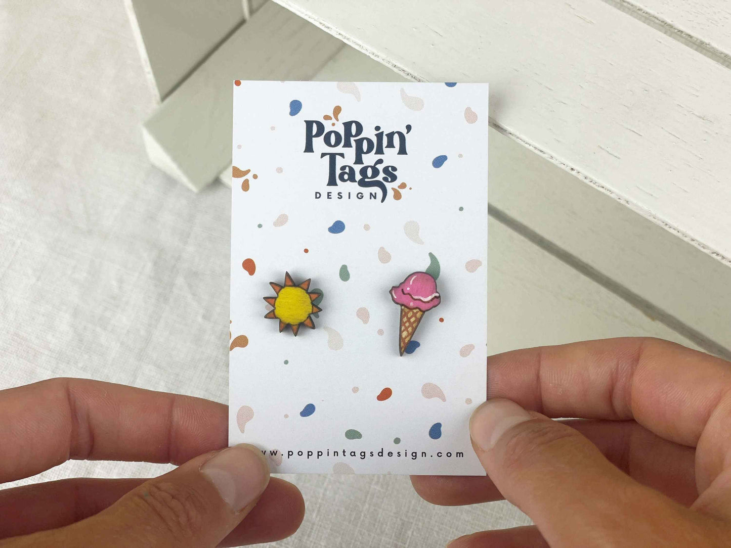 Earrings: Ice Cream