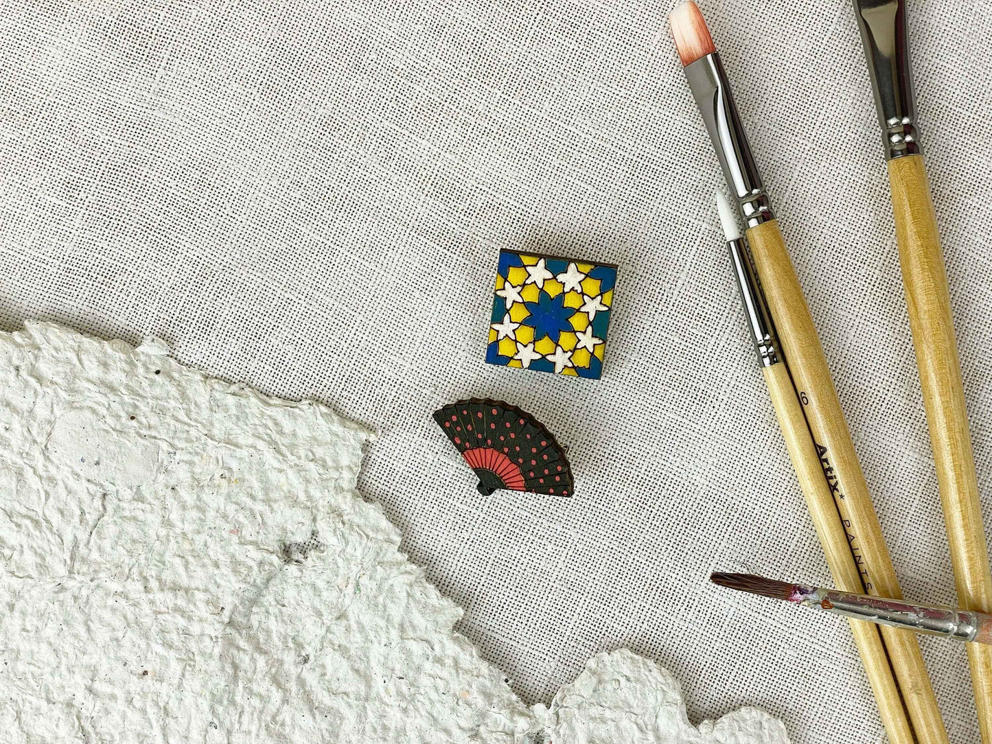 Paired Brooches: Andalusia