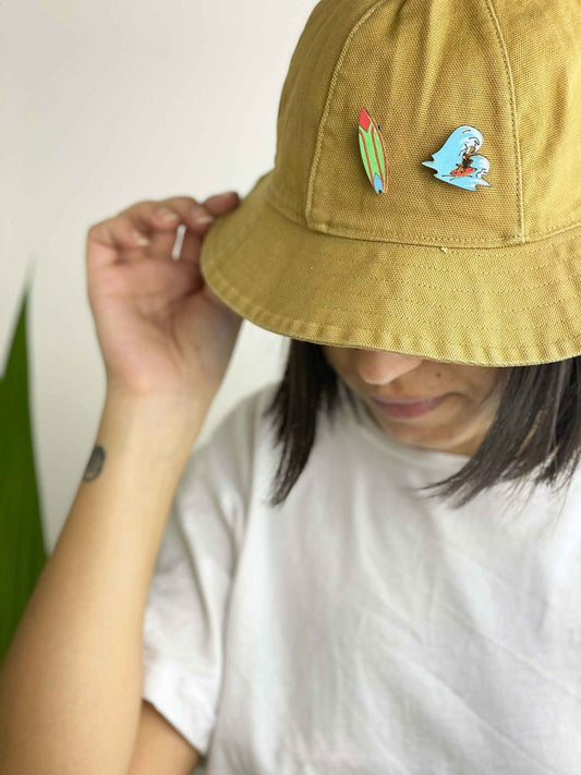 Paired Brooches: Surf