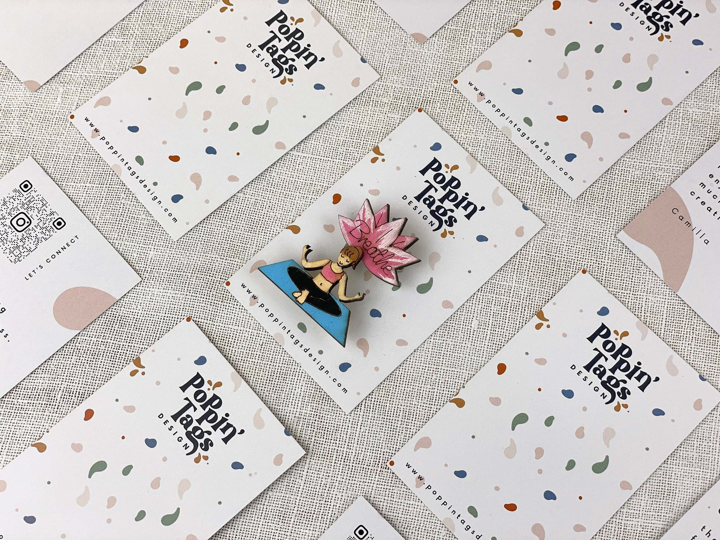Paired Brooches: Yoga