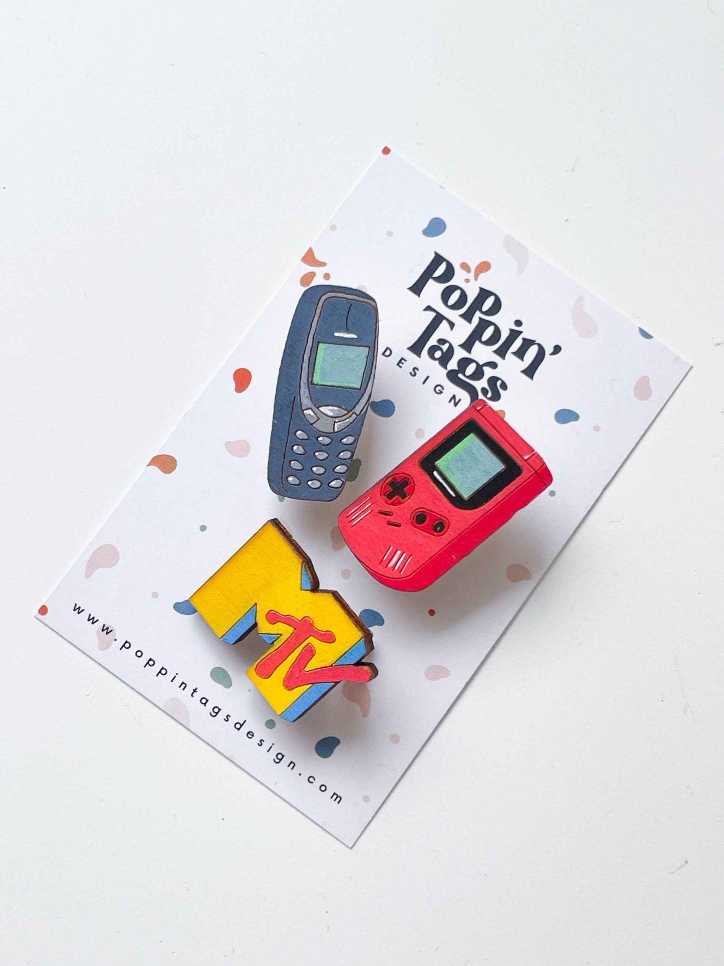 Brooches in set: 90s Childhood