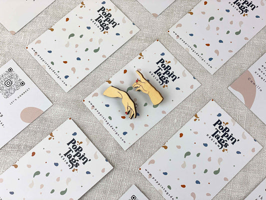 Paired Brooches: Michelangelo