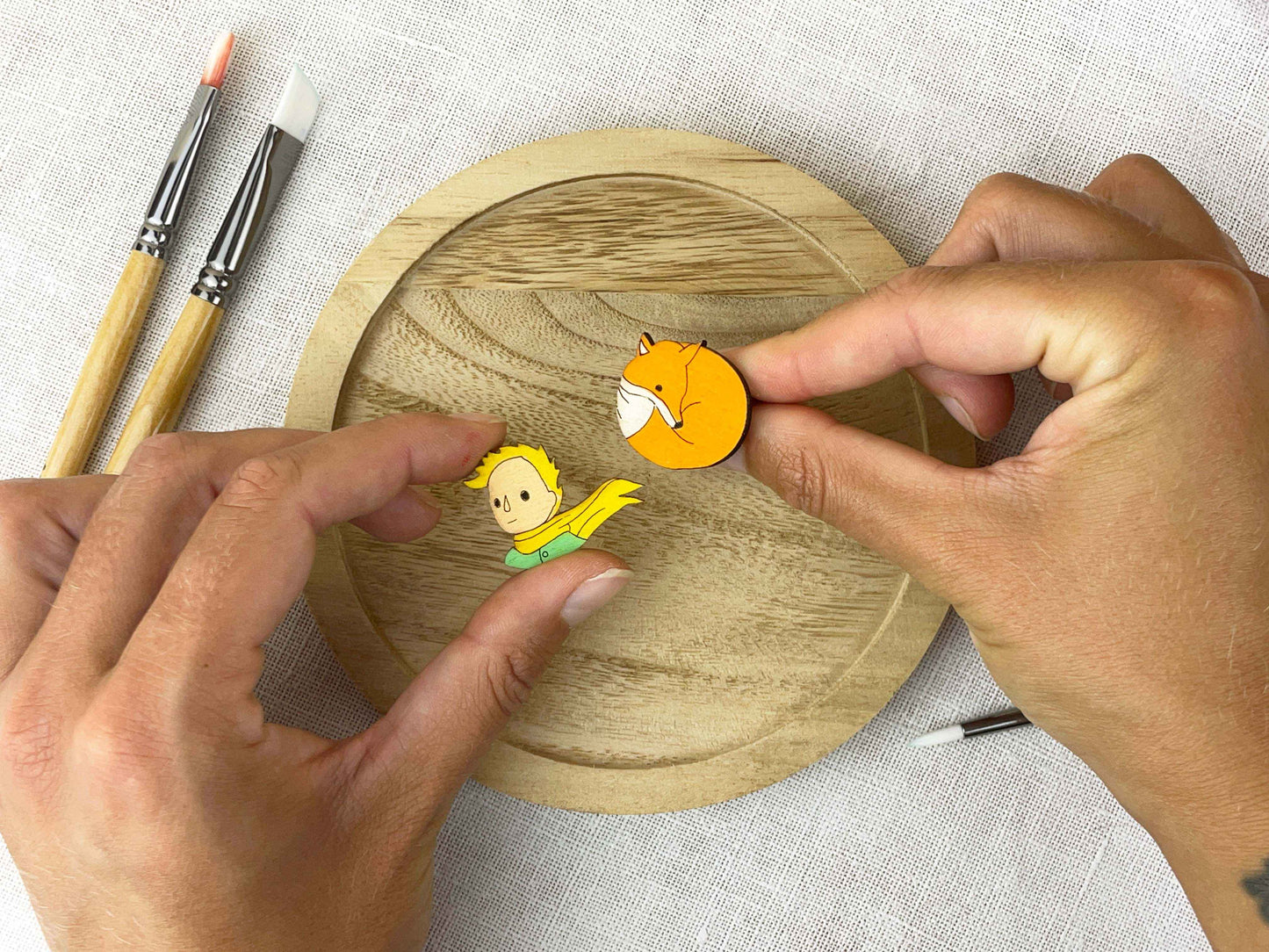 Paired Brooches: The Little Prince