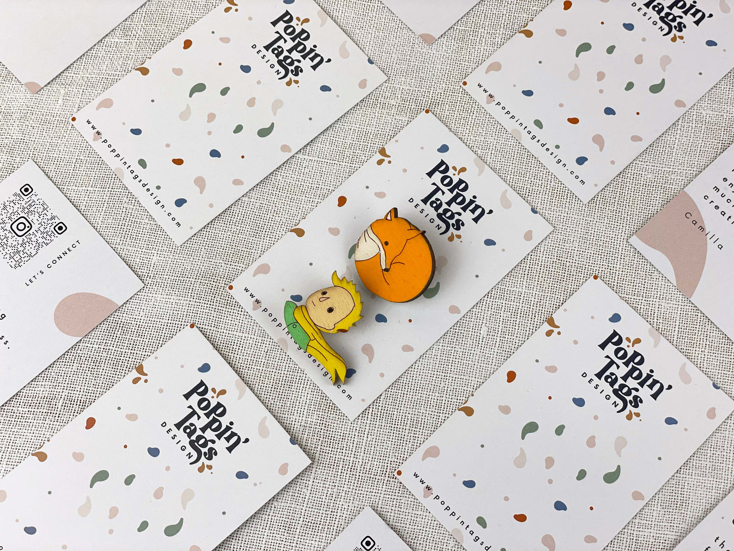Paired Brooches: The Little Prince
