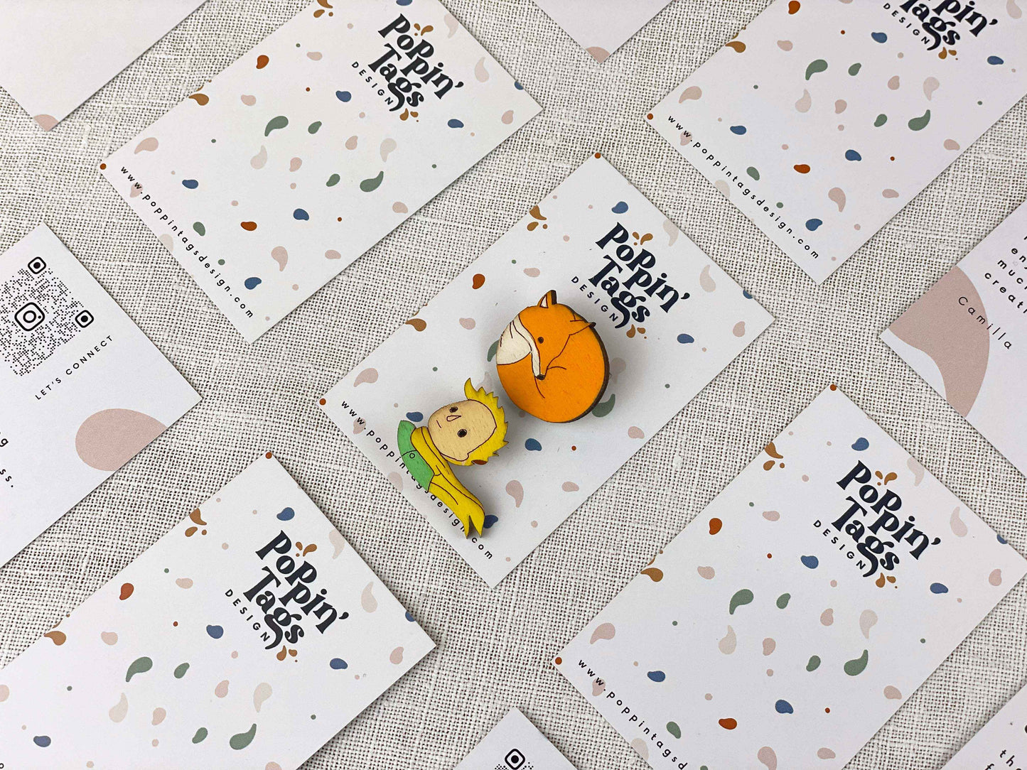 Paired Brooches: The Little Prince