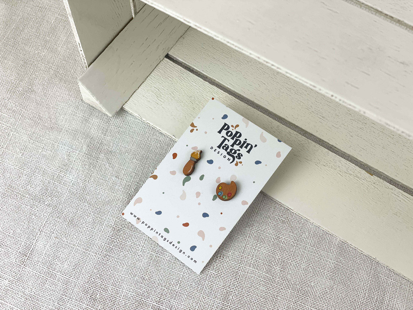 Earrings: Painter