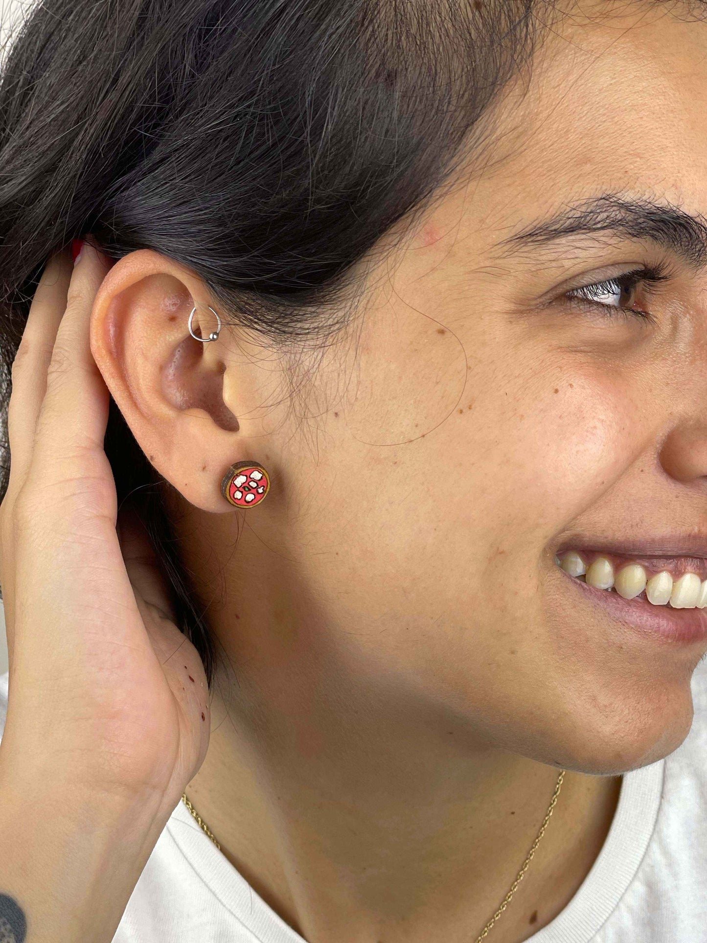 Earrings: Pizza and Beer