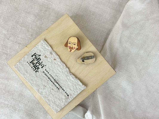 Paired Brooches: Shakespare