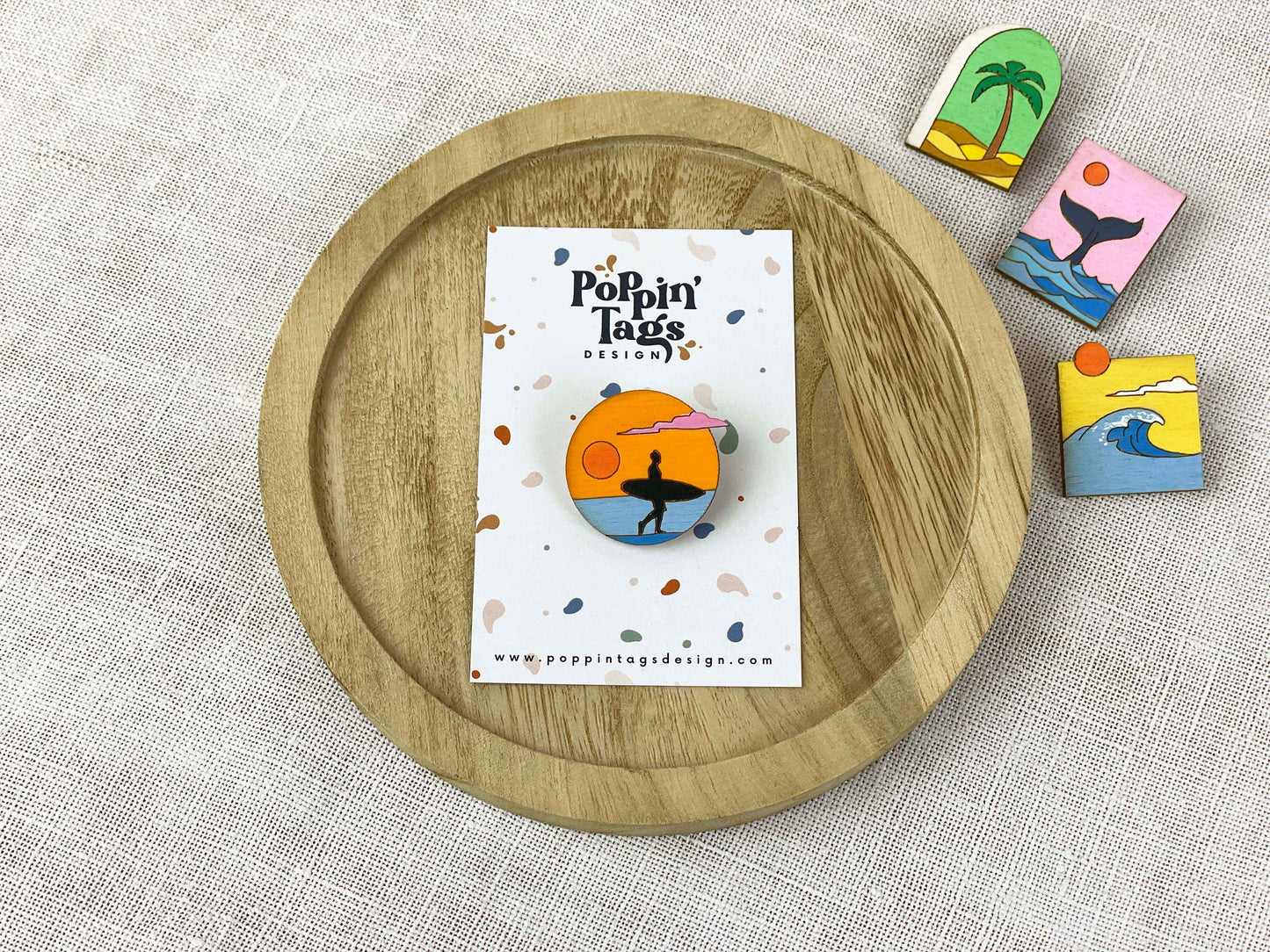 Brooch: Ocean Vibes