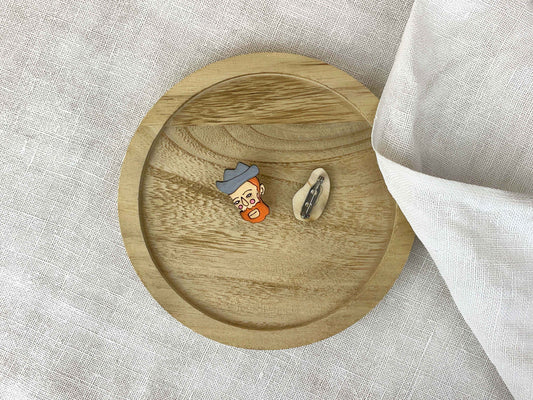 Paired Brooches: Van Gogh