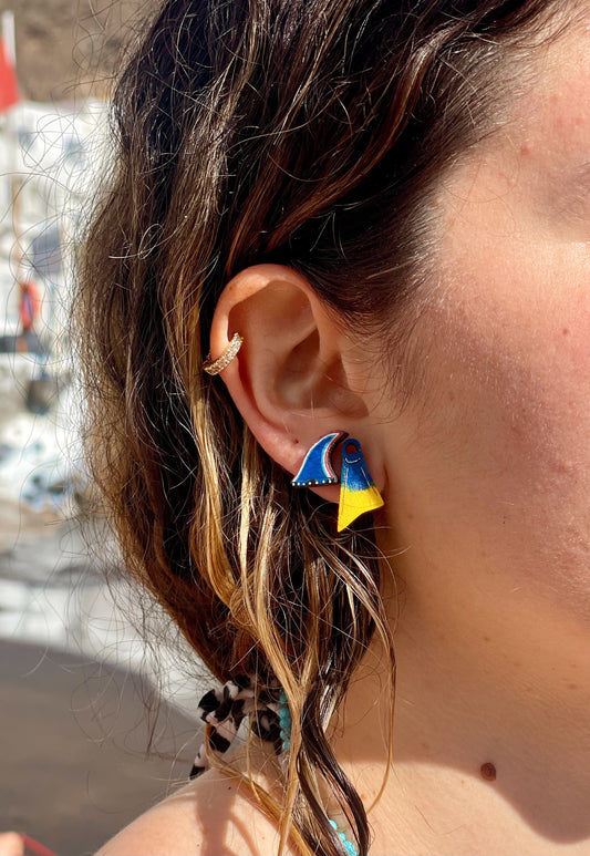 Earrings: Surf & Bodyboard