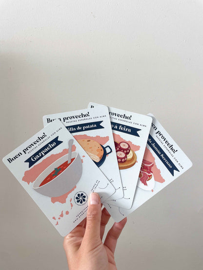 Magnets set: Spanish Recipes