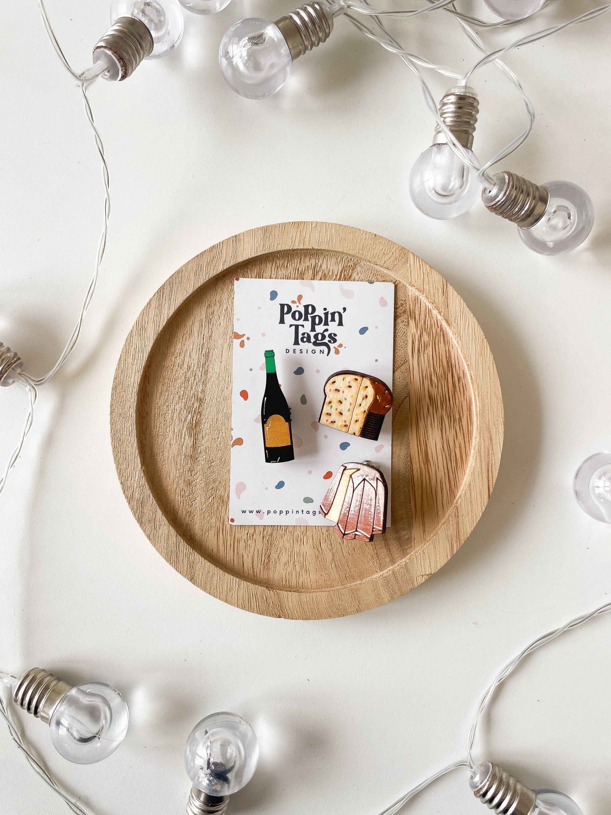 Paired Brooches: Pandoro or Panettone?