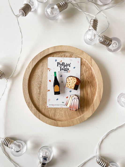 Paired Brooches: Pandoro or Panettone?