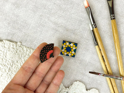 Paired Brooches: Andalusia