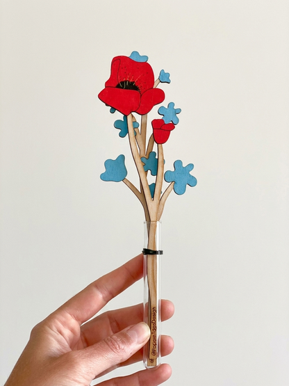 Wooden Wall Flowers