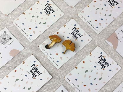 Paired Brooches: Autumn