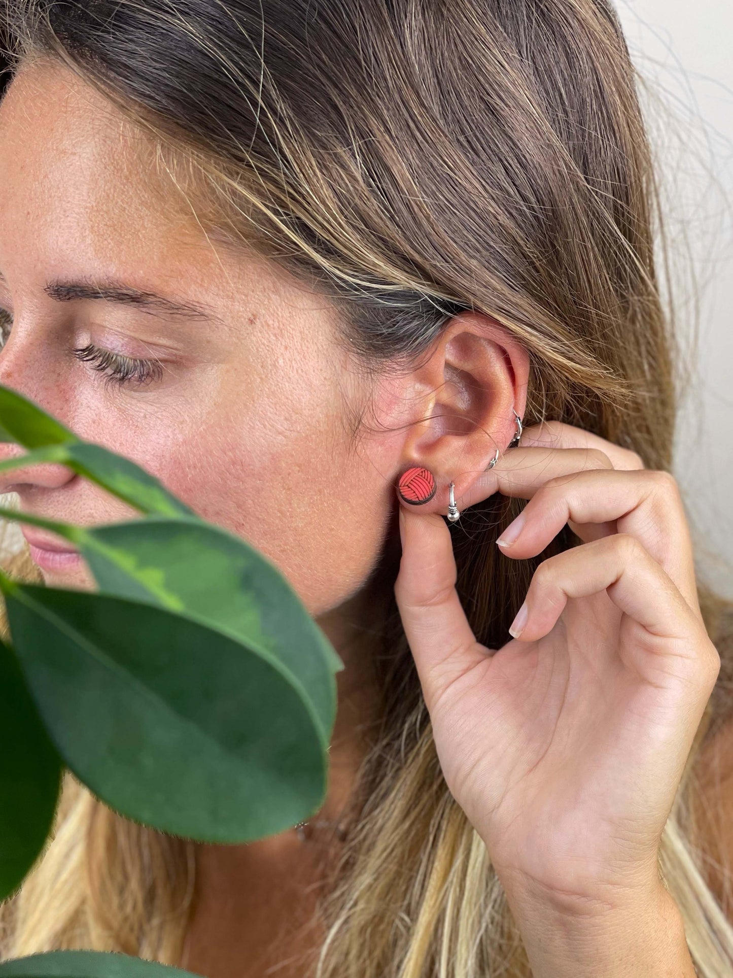 Earrings: Cat and Wool
