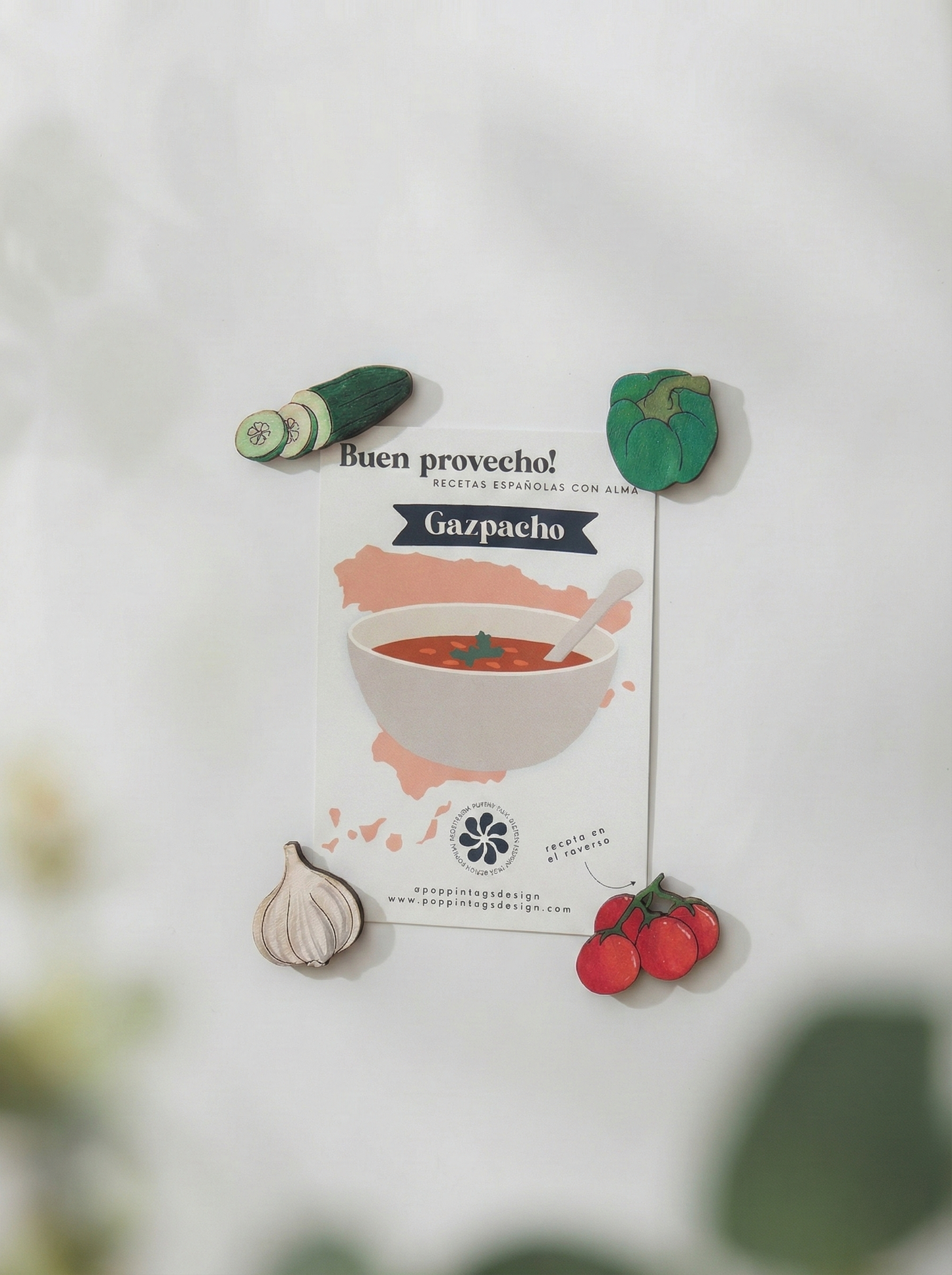 Magnets set: Spanish Recipes