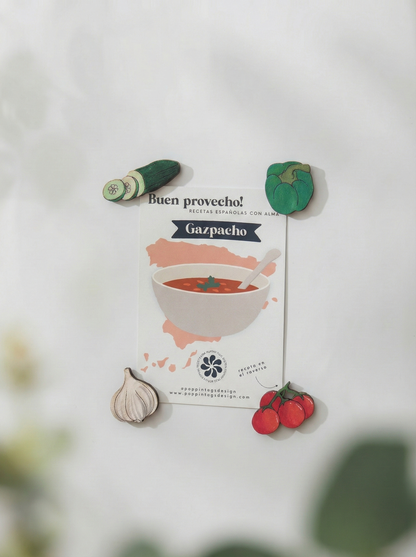 Magnets set: Spanish Recipes