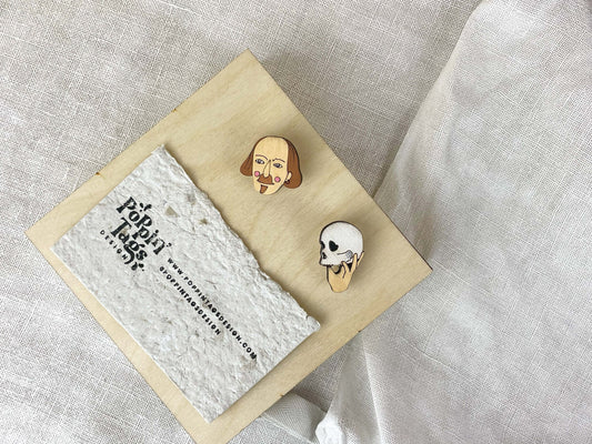 Paired Brooches: Shakespare