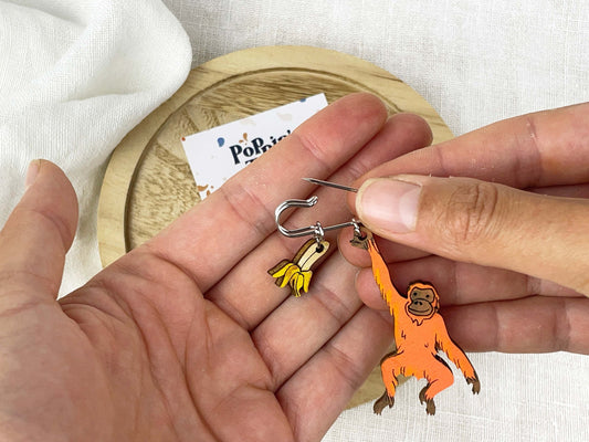 Brooch: Orangutan