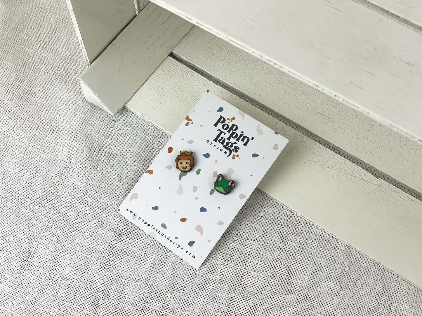 Earrings: Frog Prince
