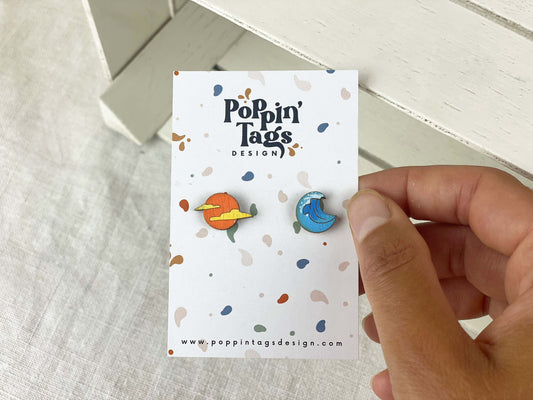 Earrings: Sunset Surf