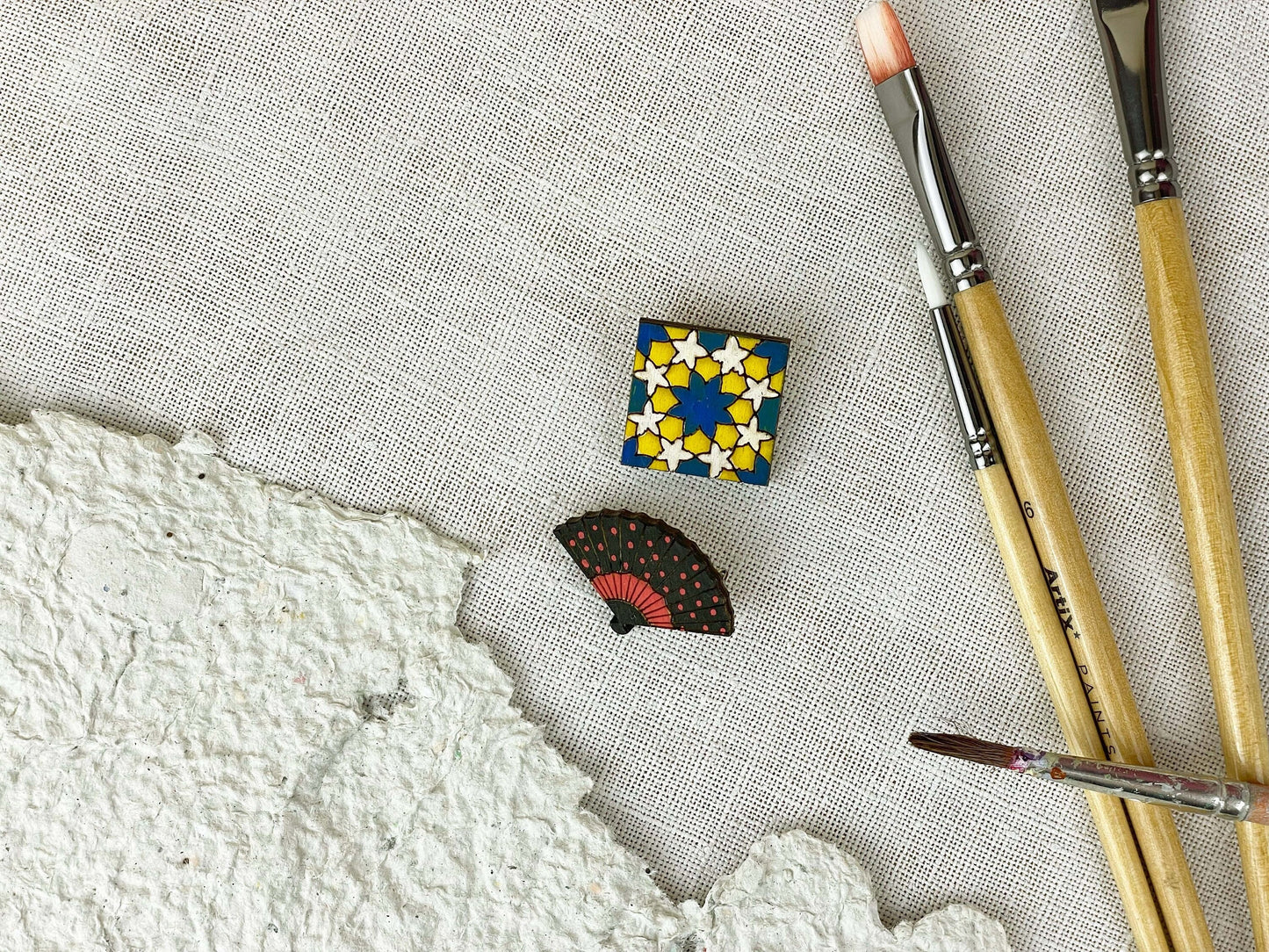 Paired Brooches: Andalusia