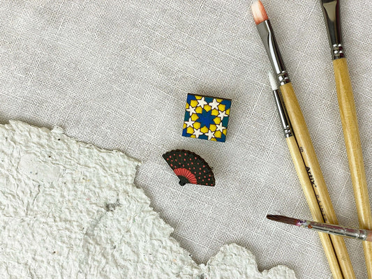 Paired Brooches: Andalusia