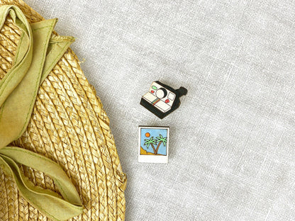 Paired Brooches: Polaroid