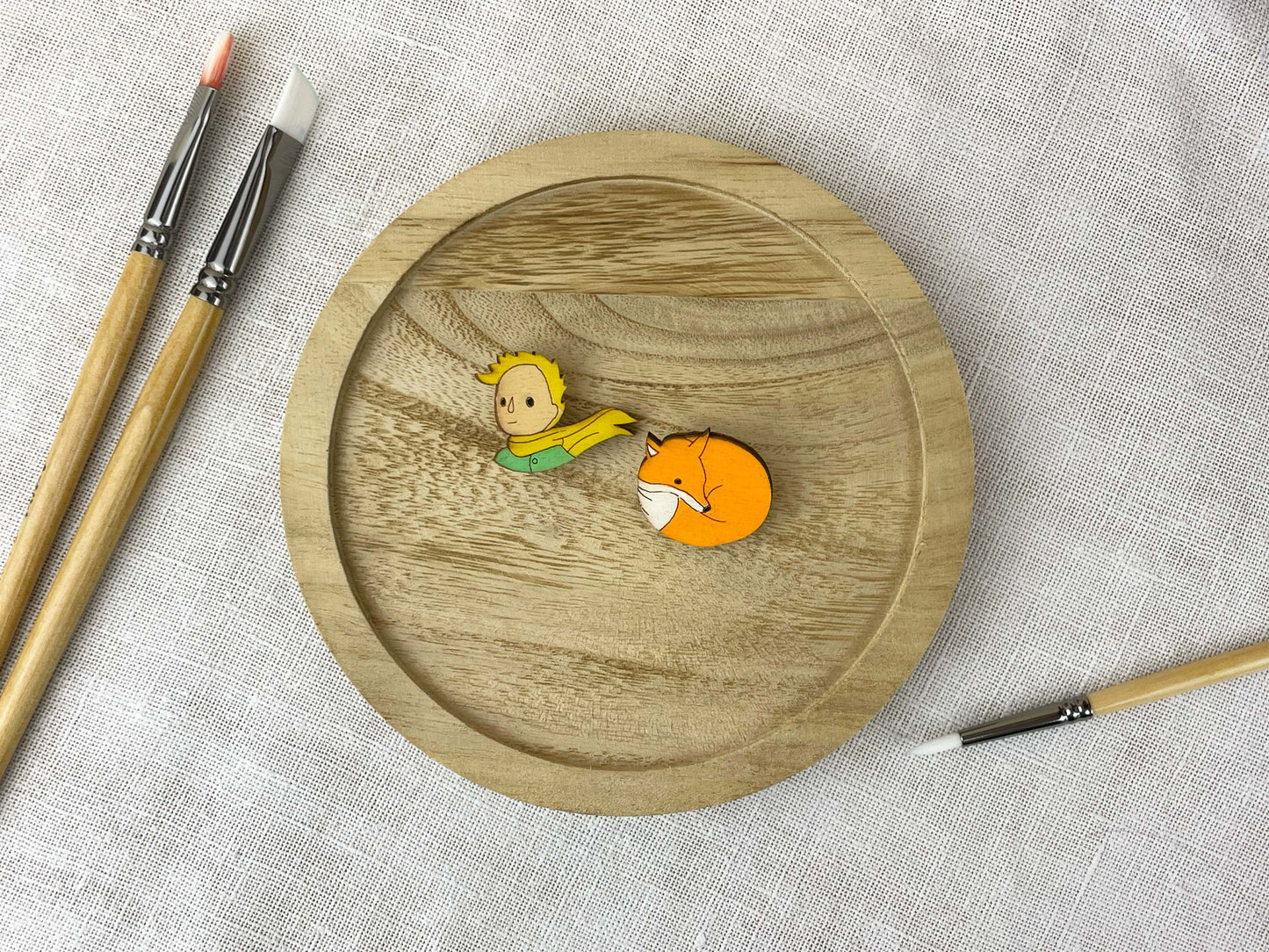 Paired Brooches: The Little Prince