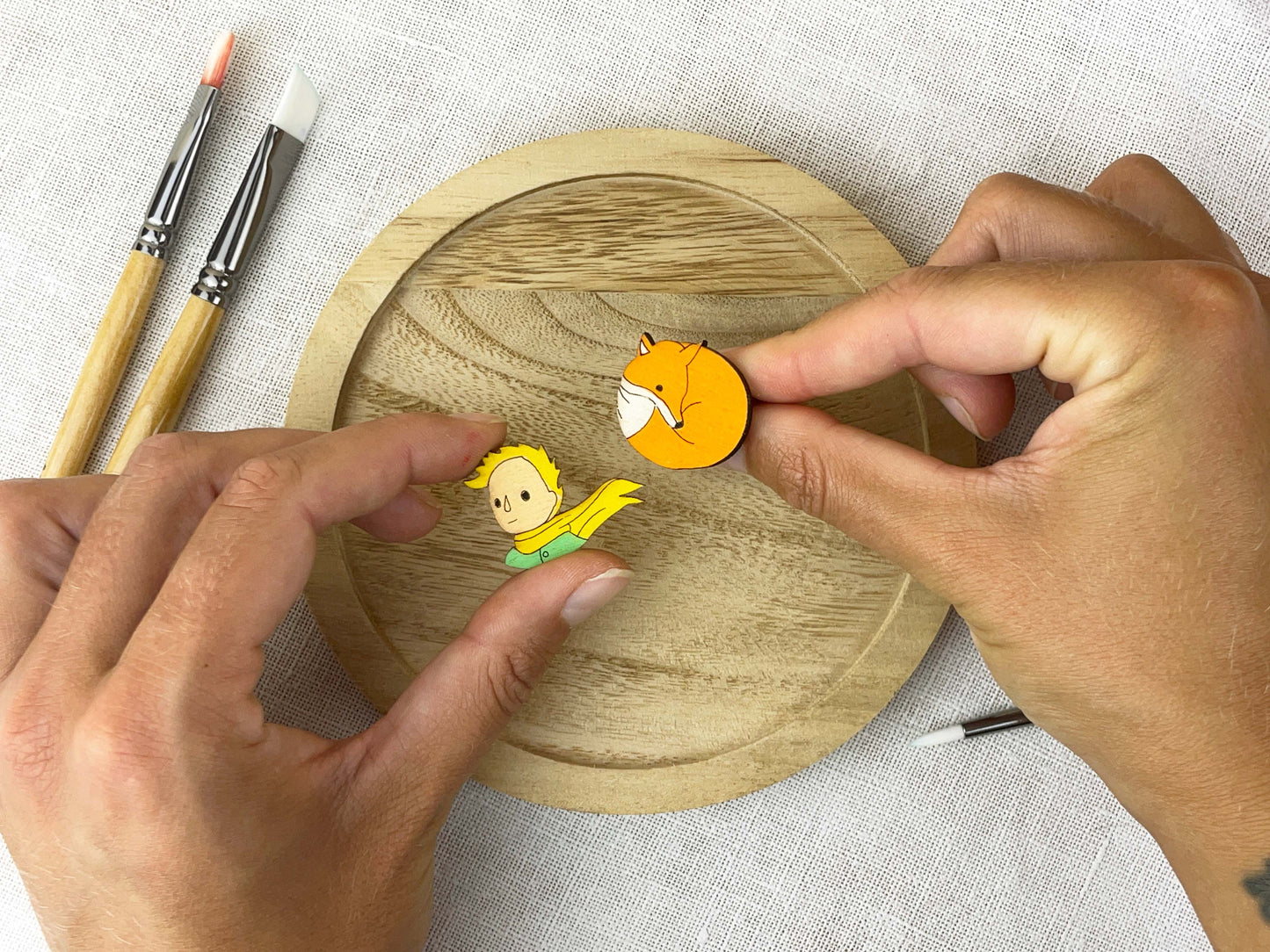 Paired Brooches: The Little Prince