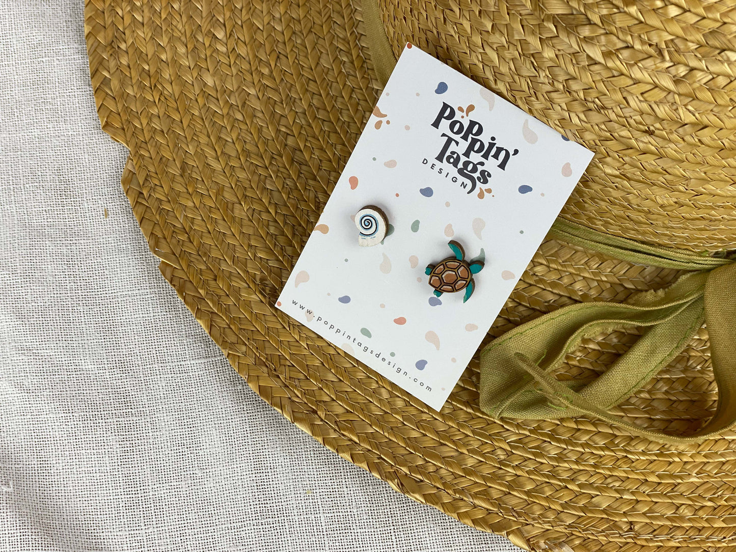 Earrings: Sea Turtle