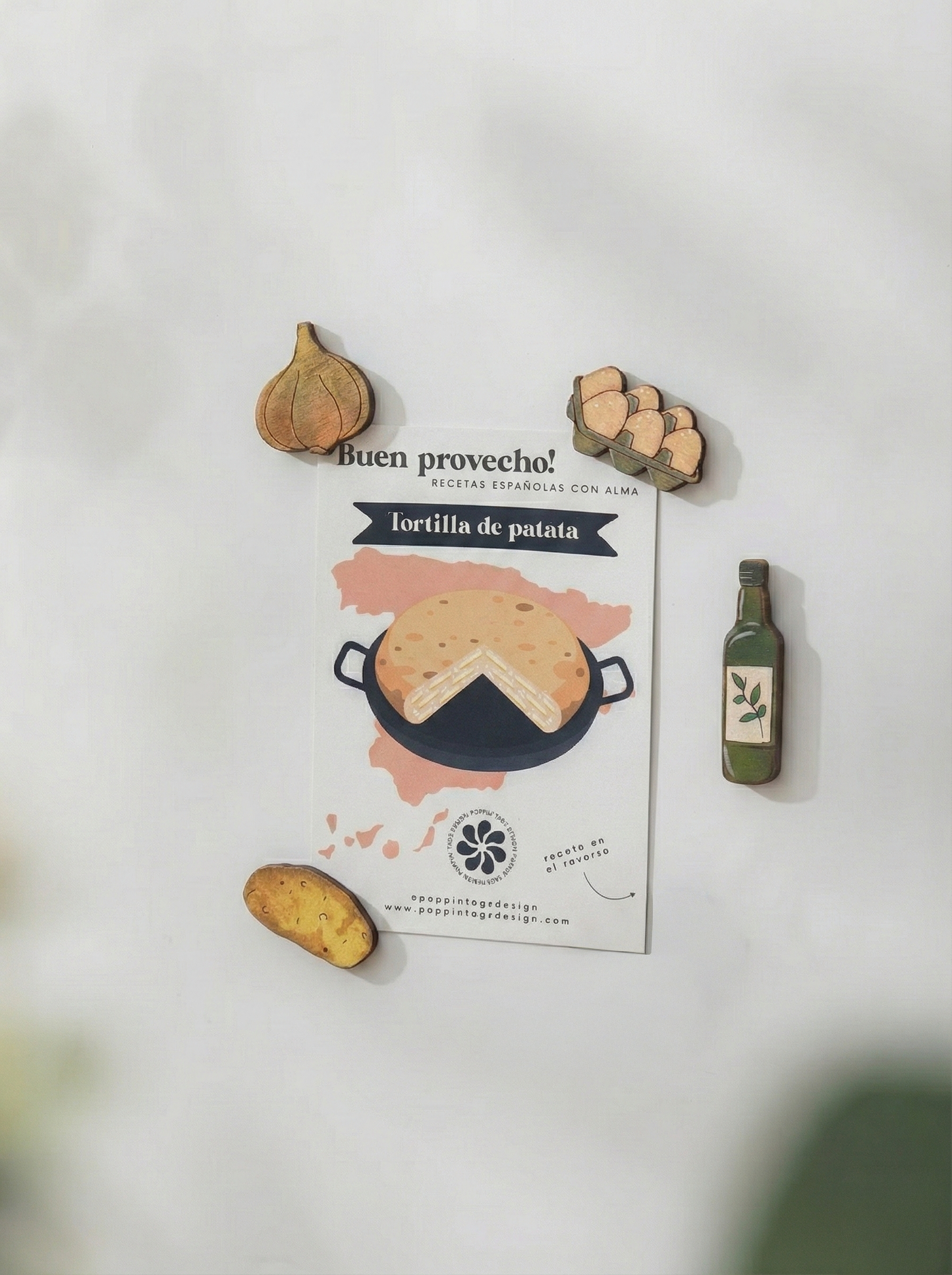 Magnets set: Spanish Recipes